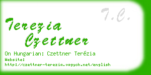 terezia czettner business card