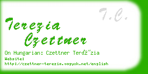 terezia czettner business card